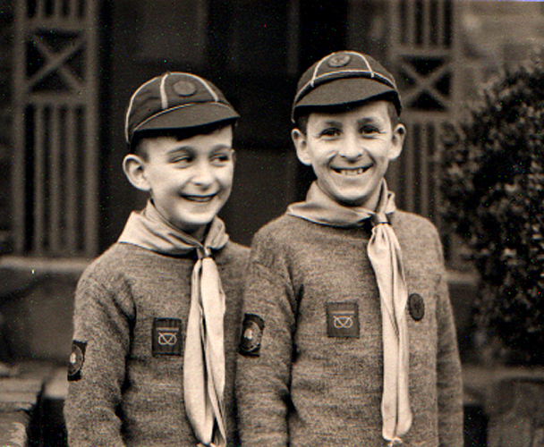 Me with my brother Ed (r) in our Cub uniforms in the late 1950s.