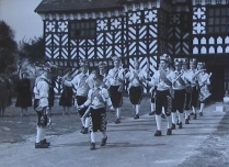 The Manley Morris Men at Little Moreton Hall on 8 May 1954.