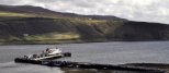The ferry in Uig harbour, Isle of Skye