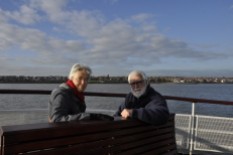 On the Mersey ferry