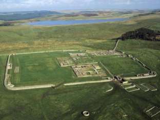 Housesteads from the air (Source: English Heritage)
